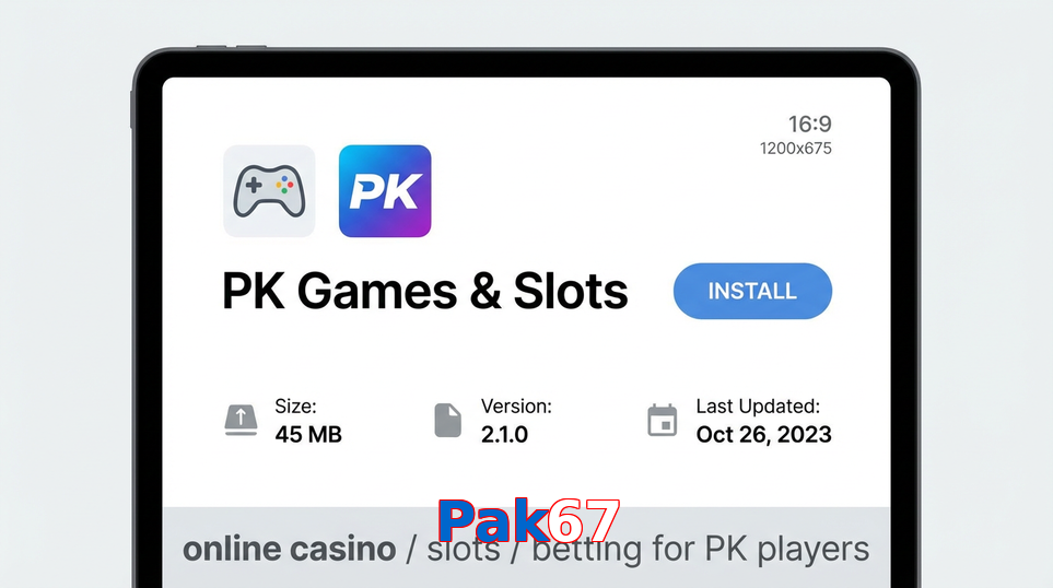 Game list for Pak67 gameapk section